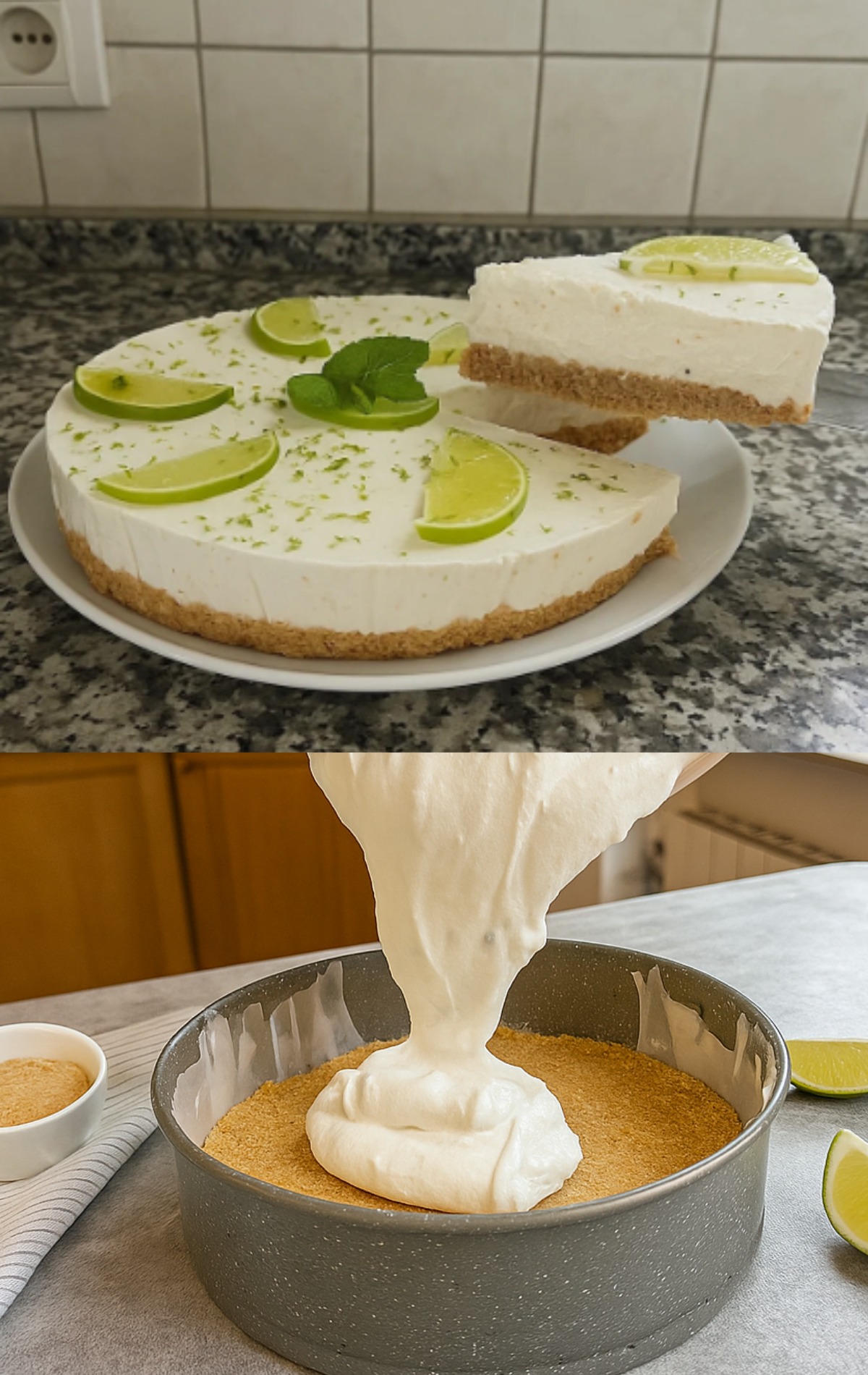 Aukstā Mohito kūka – svaigs un oriģināls vasaras deserts
