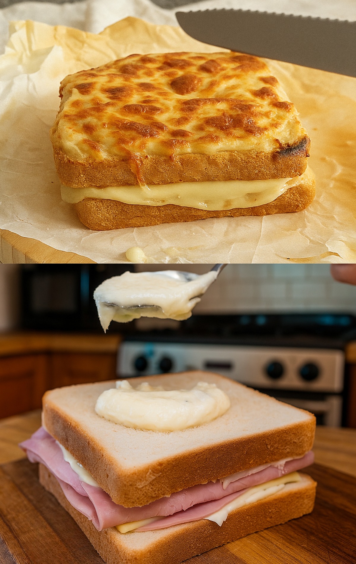 Pašdarināts Croque-Monsieur & Croque-Madame
