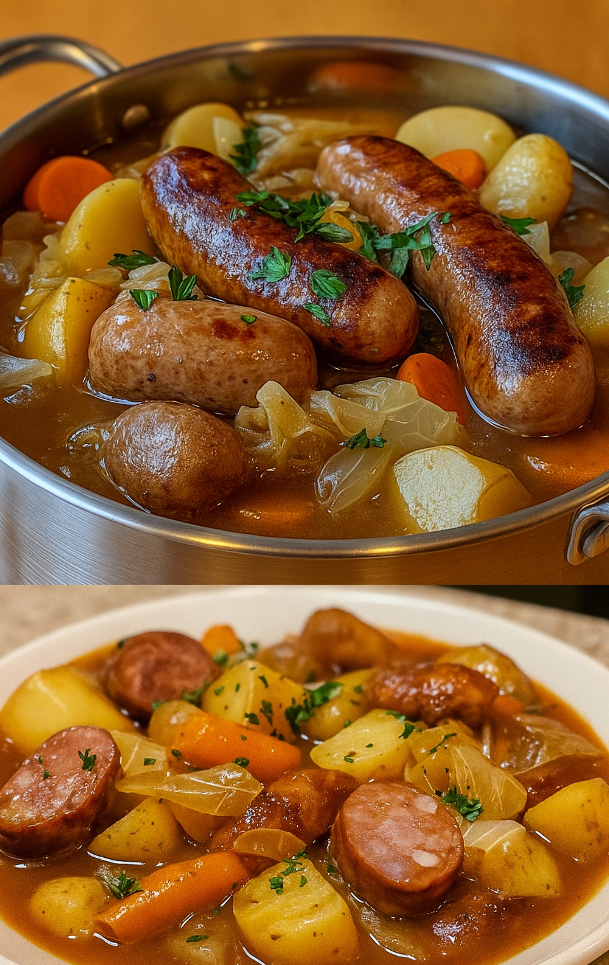 Desu un dārzeņu sautējuma recepte: mierinoša un tradicionāla