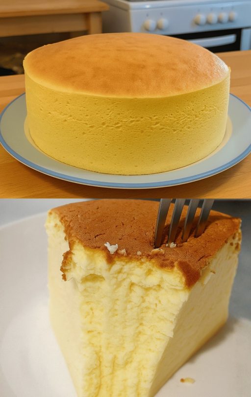 Japāņu siera kūka (siera kūkas suflē)