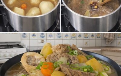 Tradicionāls mājās gatavots pot-au-feu – dzidrs buljons un maiga gaļa