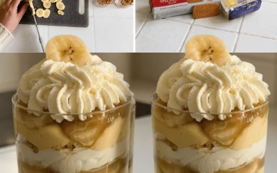 Banānu un vaniļas krēmkrāsas Verrines, Banoffee Style