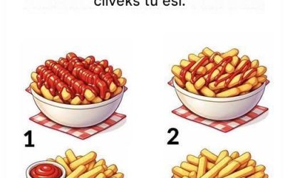 Izvēlies bļodu ar frī kartupeļiem, lai atklātu, kāds cilvēks tu esi.
