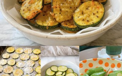 Kraukšķīgas, cepeškrāsnī ceptas cukini čipsi (Airfryer variants) – ātra un veselīga recepte