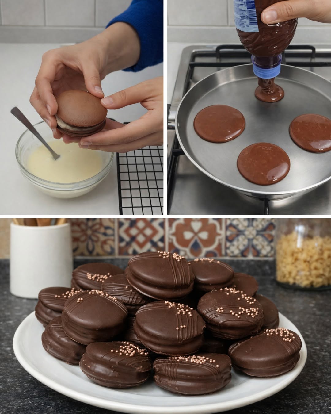 Receptes • Deserti Šokolādes cepumi: pagatavošana, padomi, produktu salīdzinājums un profesionāļu padomi