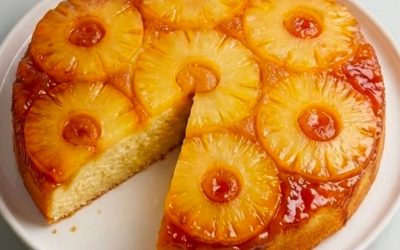🍍🍰 Karamelizēta ananāsu jogurta kūka