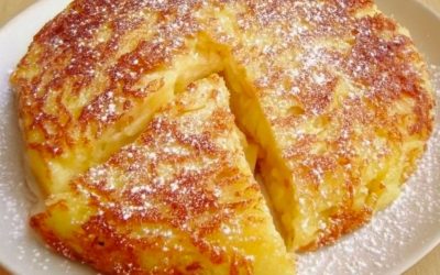 🍏 Ātri pagatavojama un sulīga ābolu kūka pannā