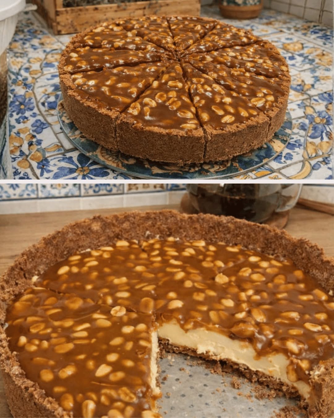 Viegli pagatavojama zemesriekstu karameļu tarte (Snickers stilā) – īpaši garda recepte