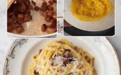 Spageti alla Carbonara — autentiska itāļu recepte (Giallo Zafferano)