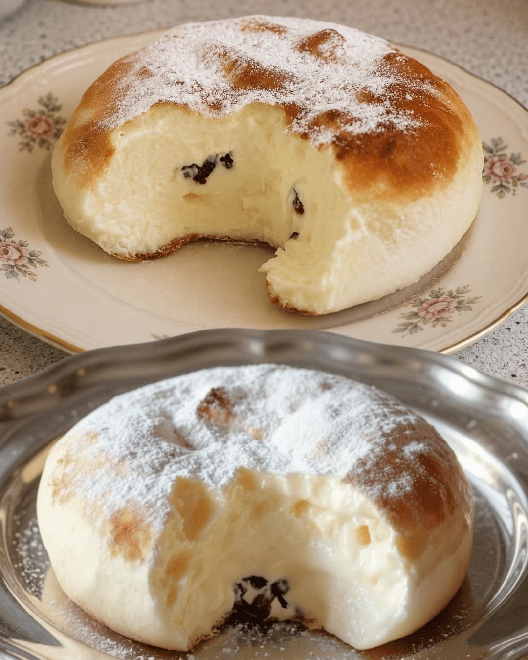 Kūstošais mākonis ar grieķu jogurtu un šokolādes skaidiņām (īpaši viegls un ar augstu olbaltumvielu saturu)