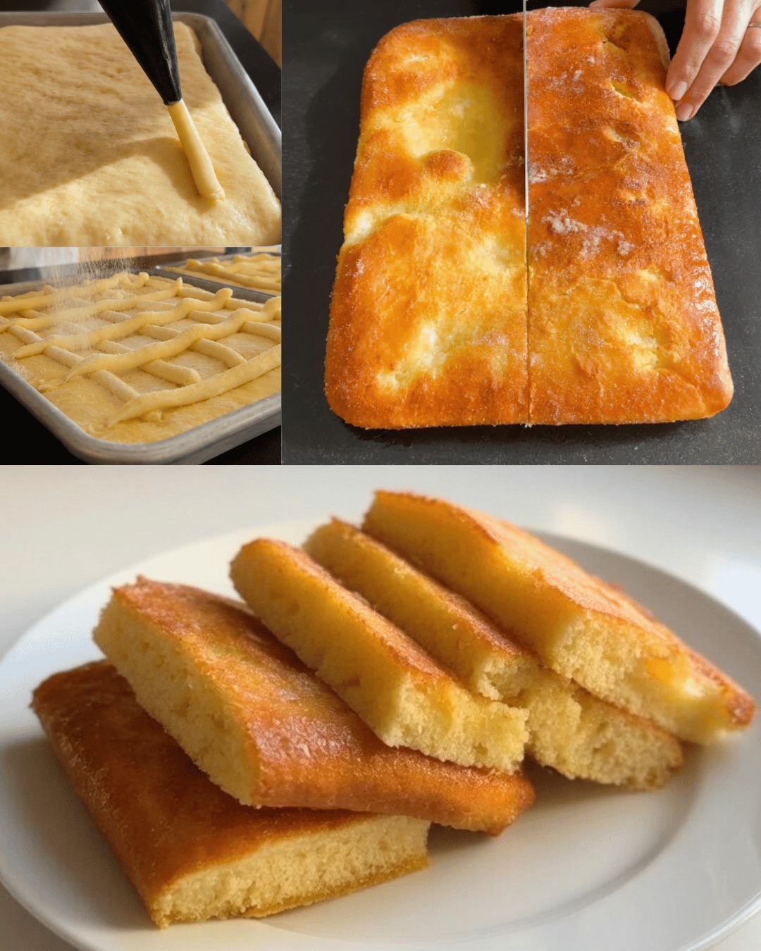 Fougasse Aigues-Mortes stilā (maigs un ar apelsīnu ziedu aromātu)