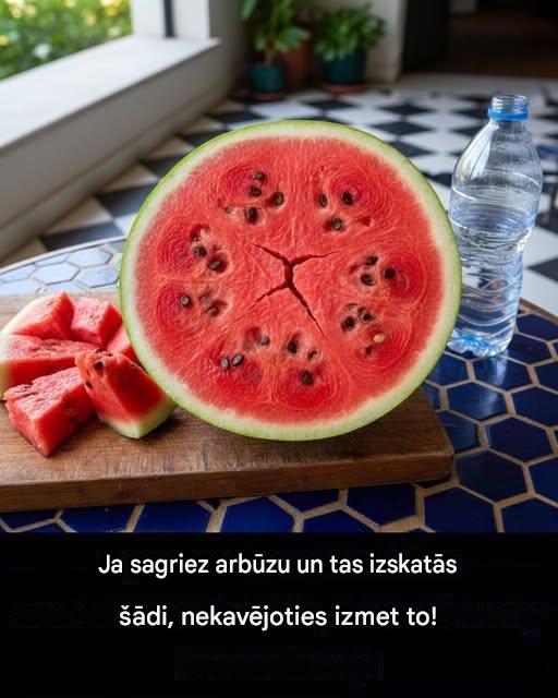 Ja jūsu arbūzam ir šīs brīdinājuma zīmes, vislabāk to izmest.
