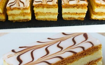 Tradicionālā Mille-Feuille recepte
