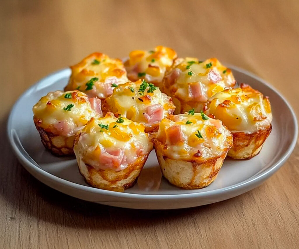 🧁 Īpaši mīkstas mini šķiņķa un siera kūciņas