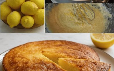 Citronu kūka — mitra un aromātiska