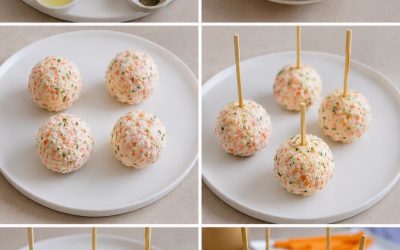Uzkodu bumbiņas ar surimi un krējuma sieru: vienkārša un garda ideja