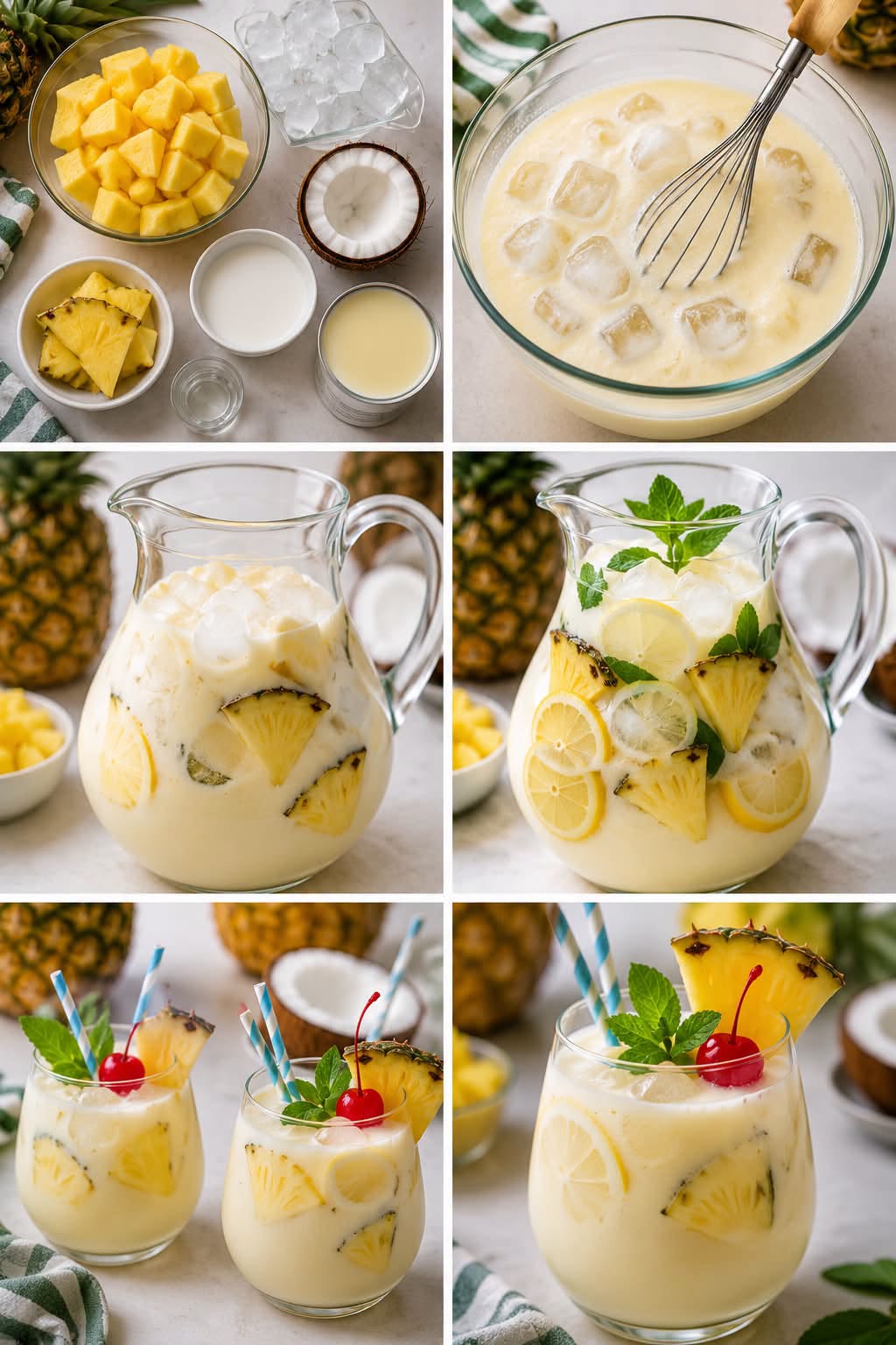 Bezalkoholiskā Piña Colada: eksotisks, atsvaidzinošs un krēmīgs dzēriens