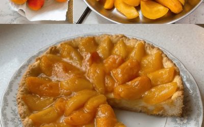 Aprikožu un mīklas krēma tarte — īpaši kūstoša mutē un neatvairāma!